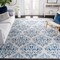 Safavieh 4 x 6 ft. Brentwood Rectangle Power-Loomed Rug Cream & Blue BNT856D-4 - alternate 4